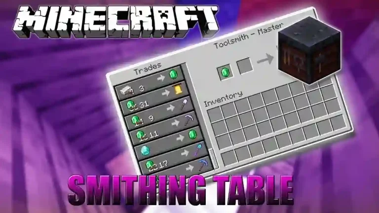 Minecraft Smithing Table