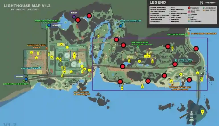 Lighthouse Map Tarkov